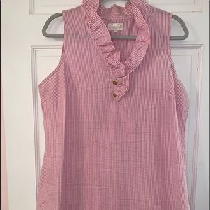 Mud pie seersucker tunic